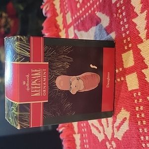 5 For 25.00/Hallmark  "Daughter" 1991 slipper Ornament,Discontinued